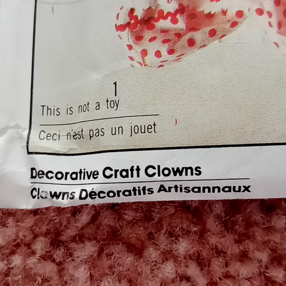 NWT Simplicity Crafts Clown Doll Pattern - Picture 5 of 5